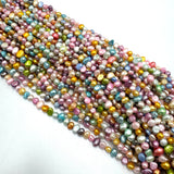 Auktion S......Ferskvandsperler – Multi Farvet, Nugget (5 - 6m) - Uniq Perler - 545678
