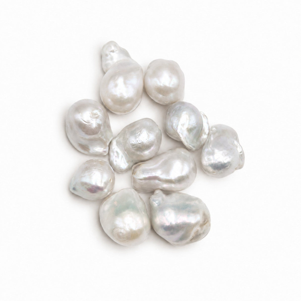 Auktion V......Ferskvandsperler - Barok, Grade AA (12-20mm), 1 Stk - Uniq Perler - 7587889
