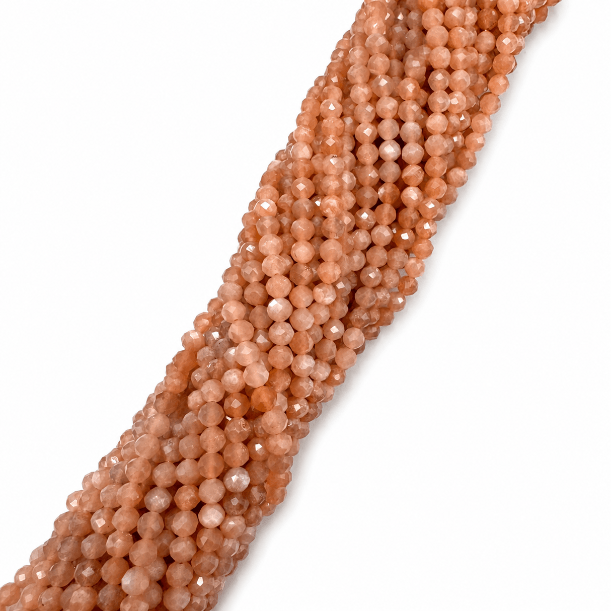 Auktion Y......Solsten – Facetteret, Grade A (4mm) - Uniq Perler - 118112