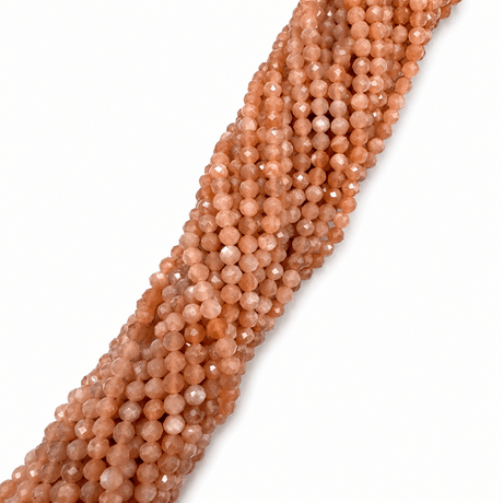 Auktion Y......Solsten – Facetteret, Grade A (4mm) - Uniq Perler - 118112