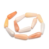 Aventurin Dråber (30x10mm), 1 Stk - Uniq Perler - 112837