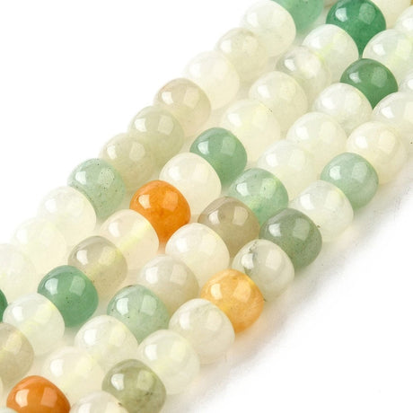 Aventurin – Grøn, Rondel (8mm) - Uniq Perler - 114923