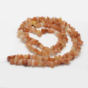 Aventurin – Oransje, Chips (3–13mm) - Uniq Perler - 