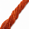Aventurin Perler – Rød, Runde (3mm) Grade A - Uniq Perler - 123810