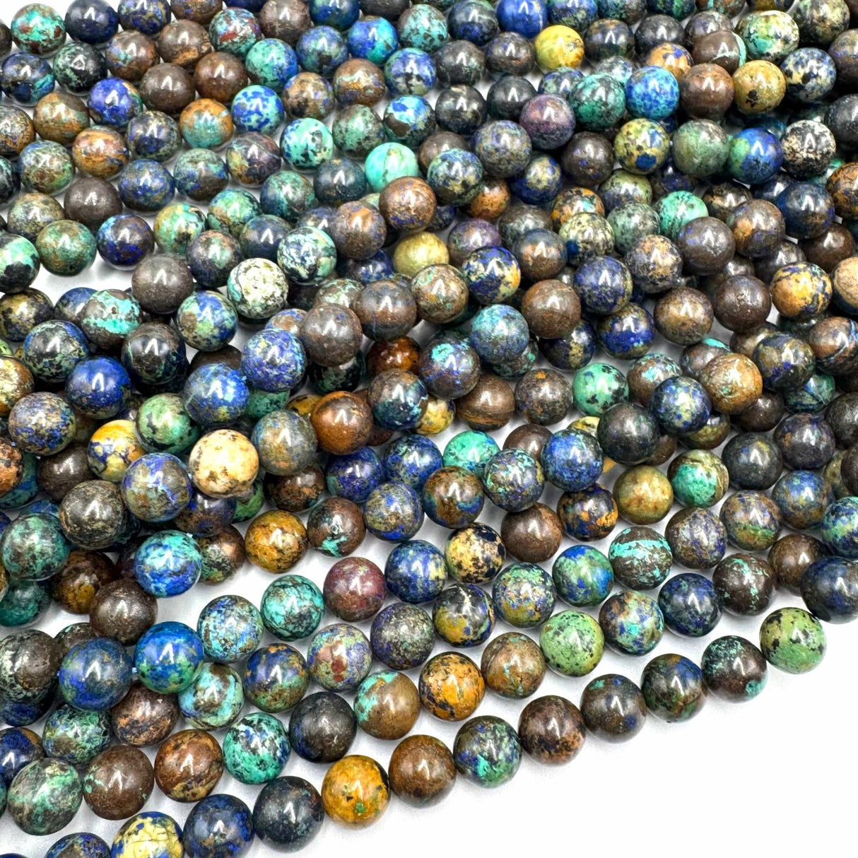 Azurit Perler – Rund (10 mm) - Uniq Perler - 61256