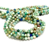 Azurit Perler – (Sjælden) Rund (6mm) - Uniq Perler - 117900