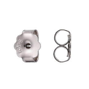 Hinterstopper - 925 Sterling Silber (6x5x3mm) 1 Paar - Uniq Perler - 115739