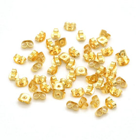 Rückstopper für Forellen - Vergoldet Stahl (6x4,5x3mm), 50 Stück - Uniq Perler - 1111490022