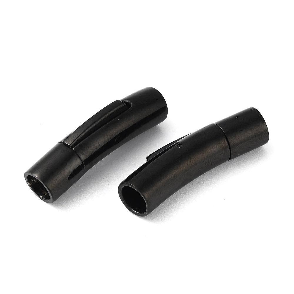 Bajonetlås – Gunmetal Stål (28–28.7mm) - Uniq Perler - 117805