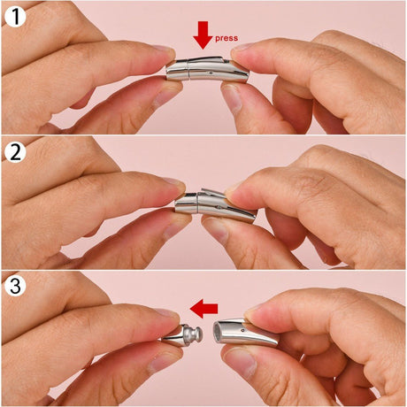 Bajonetlås – Stål Vandfast (30mm) - Uniq Perler - 117807