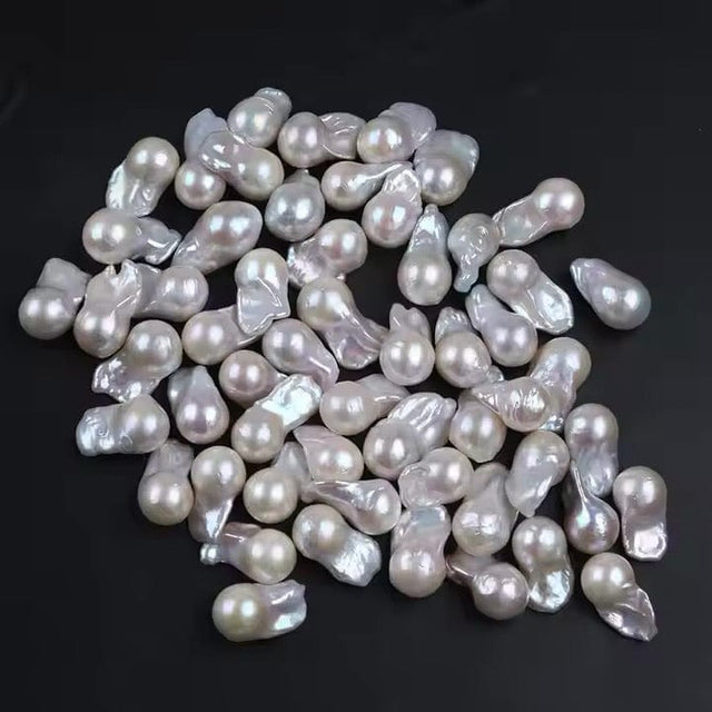 Barok Ferskvandsperler – Grade AA (15x20mm) 2 stk. - Uniq Perler - 113692