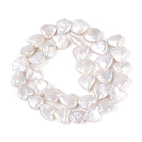 Barock Keshi Süßwasserperlen – Herzförmig (10~13mm) - Uniq Perler - 