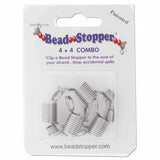 Bead Stoppers - Holder Til Snor, 8 Stk Af 2 Størrelser - Uniq Perler - 611546