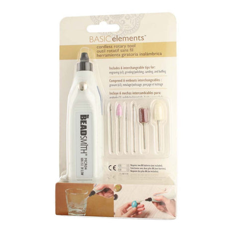 Beadsmith Graveringssæt – Batteridrevet, 6 Spidser - Uniq Perler - 113451