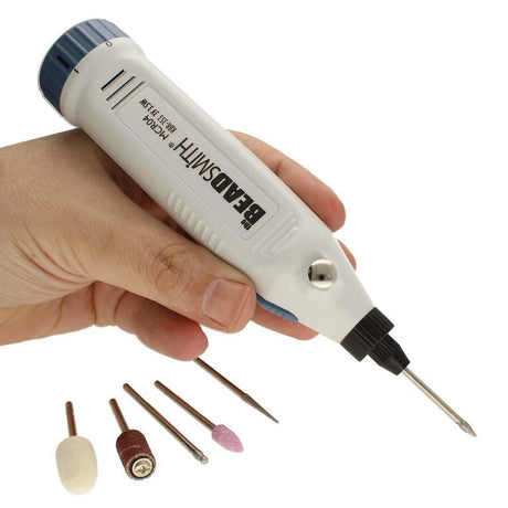 Beadsmith Graveringssæt – Batteridrevet, 6 Spidser - Uniq Perler - 113451