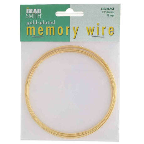 Beadsmith Memory Wire - 18K forgyldt Stål (0,51mm) - Uniq Perler - 116367
