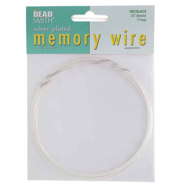 Beadsmith Memory Wire - Sølvbelagt Stål (0,51mm) - Uniq Perler - 116366