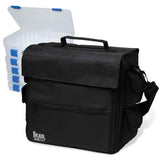 Beadsmith Opbevaringstaske Incl. 6 Bokse – Sort Lærred (33x30x20cm) - Uniq Perler - 