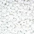beadsmith seed beads Mini DUO 2x4 mm Chalk Mat white
