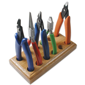 Beadsmith Wooden Holder for Pliers – (Space for 6 pcs) - Uniq Perler - 116362