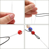 Big Eye Nåle – 6 Størrelser I Plastik Tube (6 Stk) - Uniq Perler - 14640