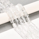 Bjergkrystal – Klar, Facetterede Perler (9–11mm) - Uniq Perler - 112428