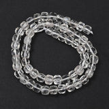 Bjergkrystal – Mange Facetteret Kube Form (6 - 7x6 - 7mm) - Uniq Perler - 115244