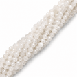 Bjergkrystal Perler – Facetterede, Runde (8mm) - Uniq Perler - 121708