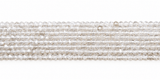 Bjergkrystal Perler – Klar, Facetterede (3mm) - Uniq Perler - 125604