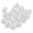 Bjergkrystal Perler med Stort Hul (8-8,5mm) - Uniq Perler - 125514