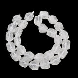Bjergkrystal Perler – Nuggets, Facetterede (11,5~12,5x9~13x9~12mm) - Uniq Perler - 123853