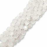 Bjergkrystal Perler – Nuggets, Facetterede (11,5~12,5x9~13x9~12mm) - Uniq Perler - 123853