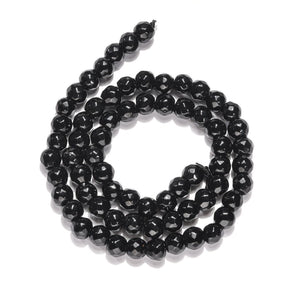 Blackstone – Sort, Facetteret (6mm) - Uniq Perler - 9118491801