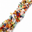 Blandede Naturstens Perler – Chips, Chakra (7x4x2mm) - Uniq Perler - 122495