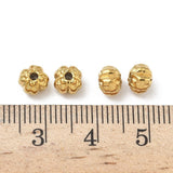 Blomst Perler i Forgyldt Stål – (6mm, 6 stk) - Uniq Perler - 