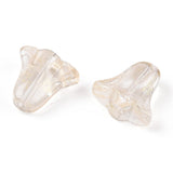 Blomster Glasperler - Klar (10x11x5,5mm) 10 Stk - Uniq Perler - 115877