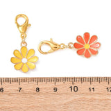 Blomster Maskemarkører – Farve Mix, Emalje Messing (3,4cm) 27 stk. - Uniq Perler - 119331
