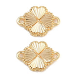 Blomster Mellemled - 18K Forgyldt (10x14x2mm) - Uniq Perler - 116145