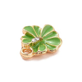 Blomster Vedhæng Med Emalje, Mix Farver, (10 Stk) - Uniq Perler - 111732