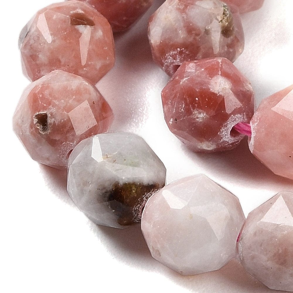 Blossom Jade Facetteret – Star Cut (7 - 8.5mm) - Uniq Perler - 113143