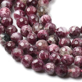 Blossom Turmalin Perler – Fasettert Rund (5–6mm) - Uniq Perler - 117297