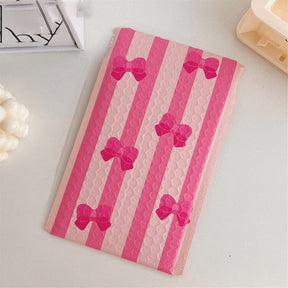 Boblekuverter Med Sløjfer Til Forsendelse – Rosa (25x15cm), 10 Stk - Uniq Perler - 113275