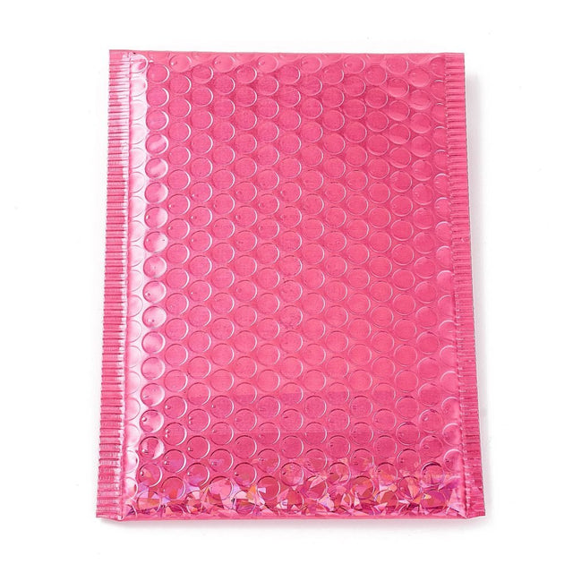 Boblekuverter – Pink, Rektangulær (24x15x0,6cm) 10 stk. - Uniq Perler - 124235