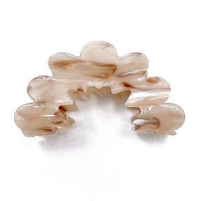 Wellige Haarklammer - Blanched Almond (83x42x39,5mm) - Uniq Perler - 115522