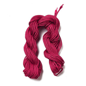 Bordeaux nylon tråd, 2mm (ca 12 meter.) - Uniq Perler - 115300
