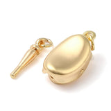 Box Lås, 18K Forgyldt Stål, 7,8x17x5,7mm - Uniq Perler - 1111489975