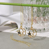 Box Ørekæde – Forgyldt 925 Sterling Sølv (70mm) - Uniq Perler - 033957745670923232246845