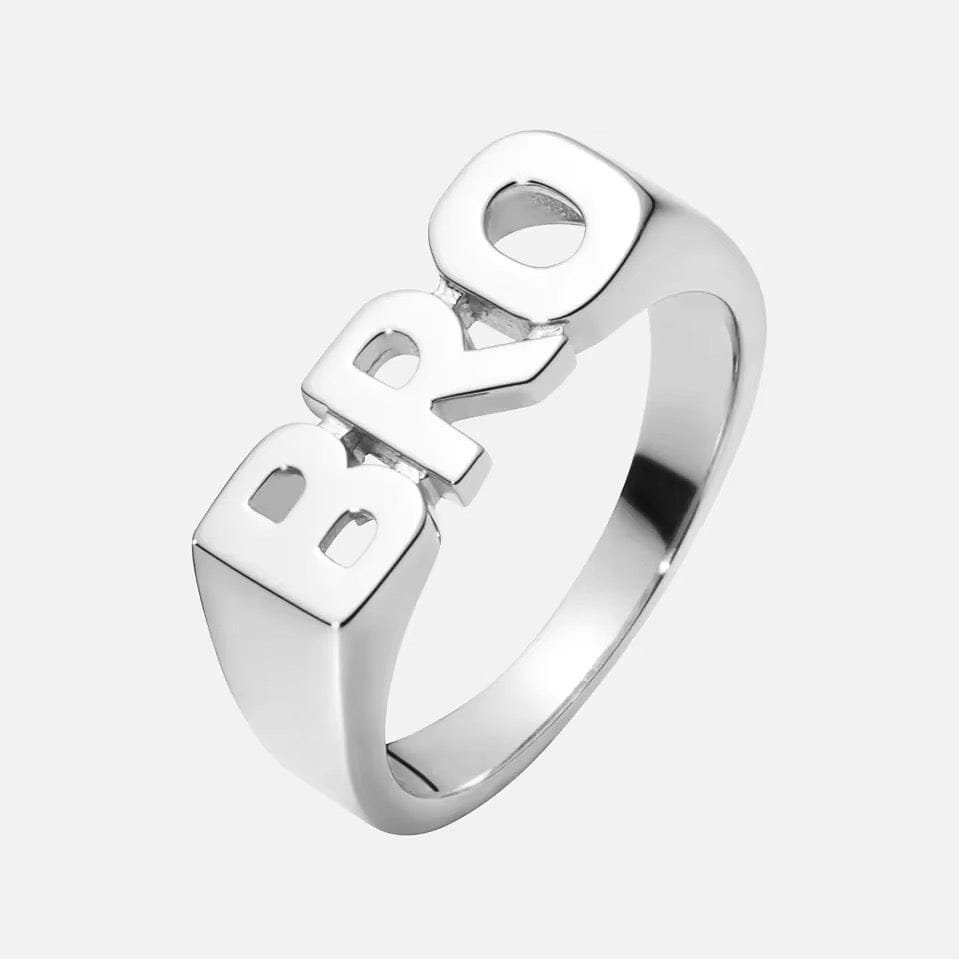 BRO Ring Af Stål (Flere Størrelser) - Uniq Perler - 114636