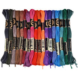 Broderigarn – Farve Mix, Polyester (0,5mm) 18 Dukker, 8m. - Uniq Perler - 126199