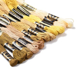 Broderigarn – Gul Gradient, Polyester (0,5mm) 12 Dukker, 8m. - Uniq Perler - 126182